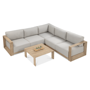 Narożnik ogrodowy ze stolikiem wchodzące w skład zestawu ROYAL Caffe od firmy Furrore