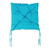 Poduszka ogrodowa na krzesło Curacao Blue 40x40cm - MOODME