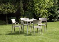 Zestaw mebli ogrodowych PANORA 4+1 beige - NOVUSSI