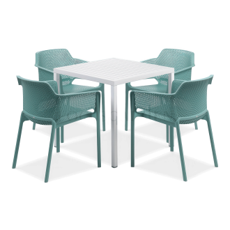 Zestaw Nardi NET/CUBE 80 4+1 Salice Bianco