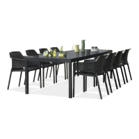 Zestaw ogrodowy Nardi NET/RIO - 8/210 Antracite