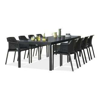 Zestaw ogrodowy Nardi NET/RIO - 8/210 Antracite