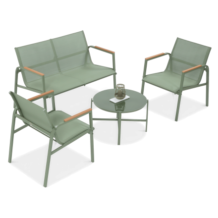 Zielone meble tarasowe MANGO CAFFE Green