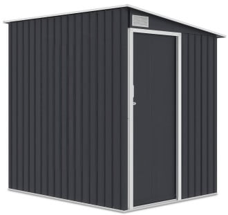 Domek narzędziowy JASPER 150x194cm Cold Grey lewa strona domku