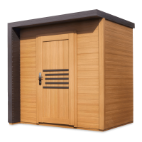 Domek ogrodowy BRATEK 204x202cm Jasny dąb - Megiw