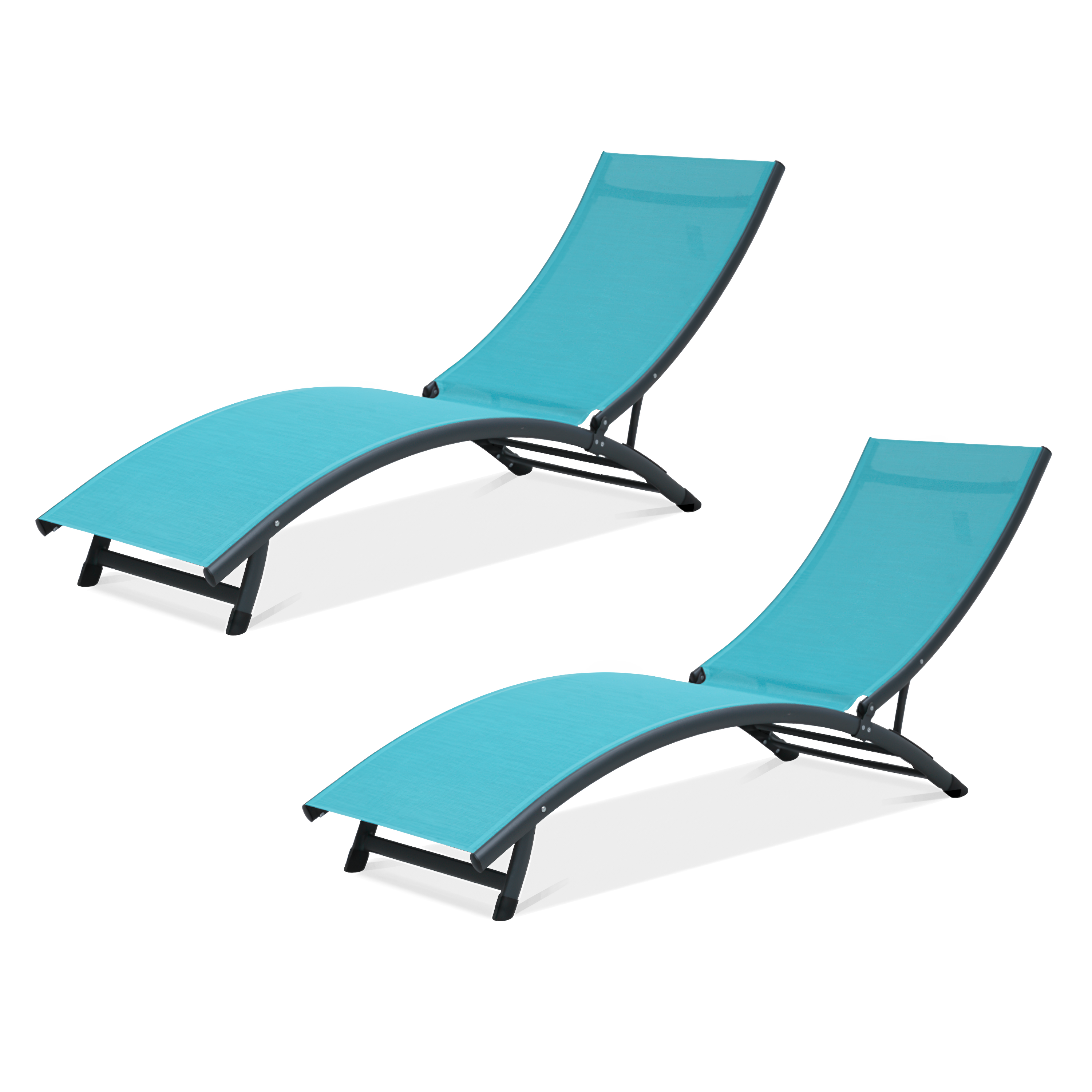 Leżak ogrodowy STAR Blue 2 szt - Focus Garden