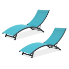 Leżak ogrodowy STAR Blue 2 szt - Focus Garden