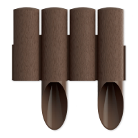 Palisada ogrodowa 4 STANDARD 15,5cm x 2,3m Brązowa Cellfast