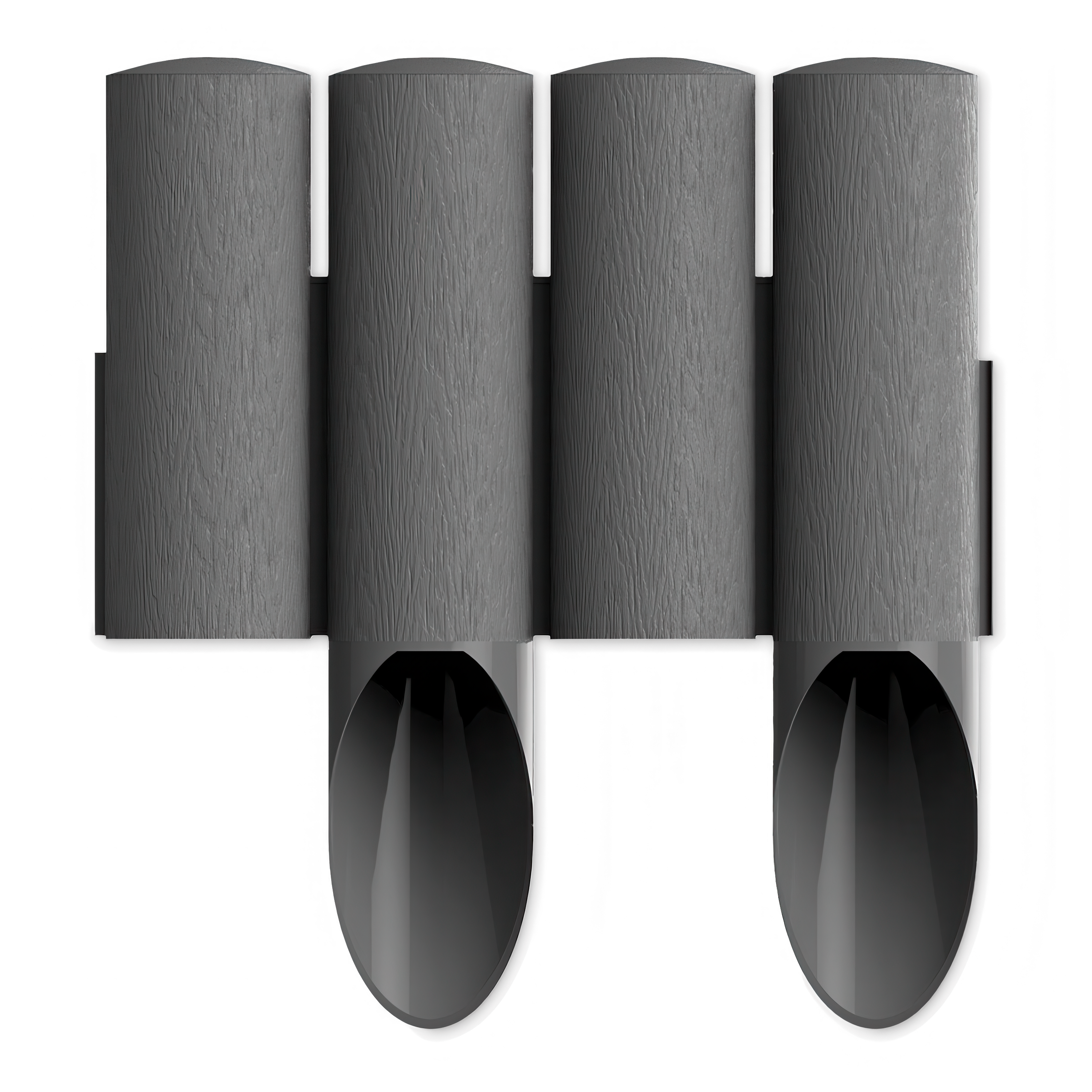 Palisada grafitowa ogrodowa