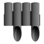 Palisada grafitowa ogrodowa