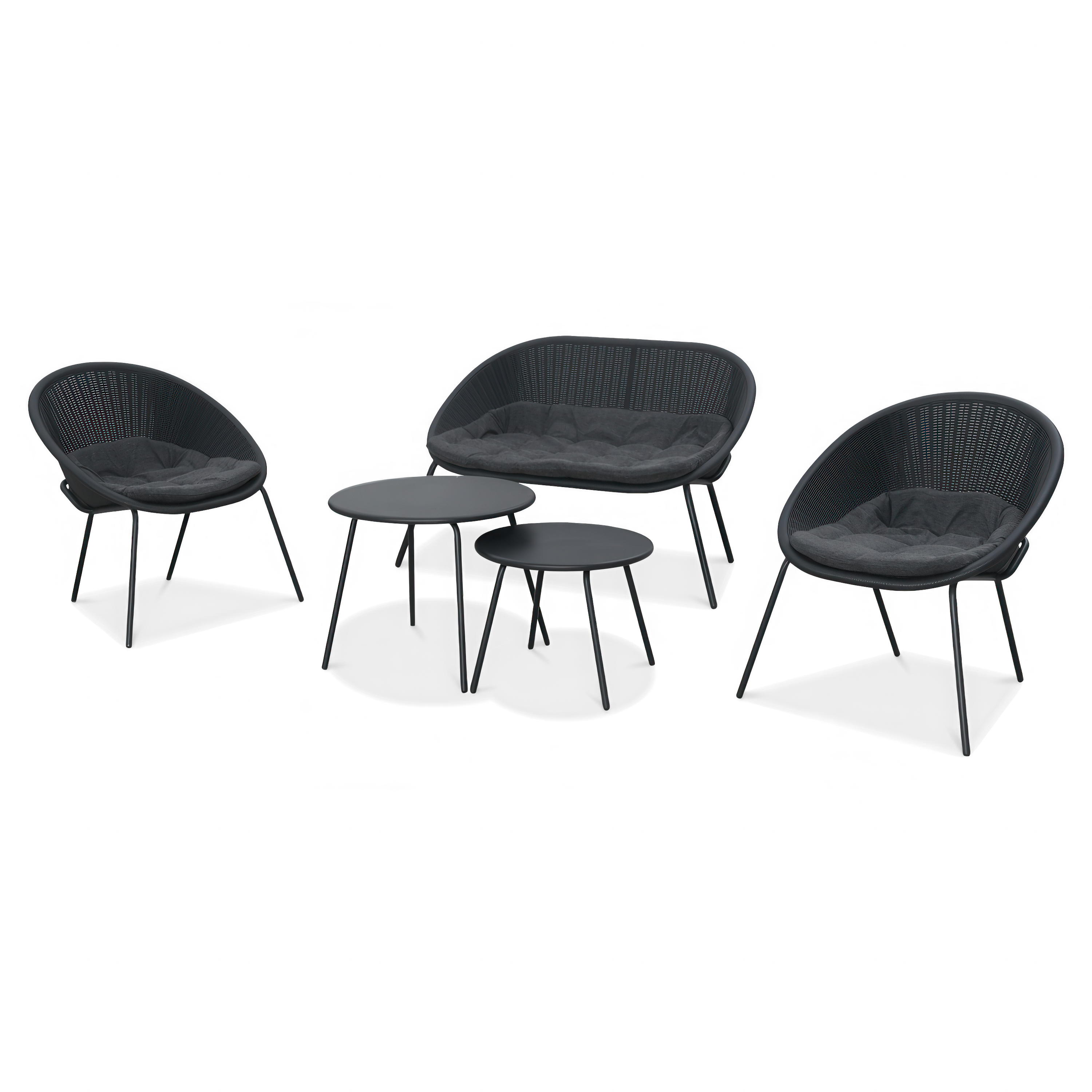 Zestaw ogrodowy AMBER CAFFE Graphite