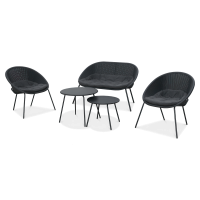 Zestaw ogrodowy AMBER CAFFE Graphite