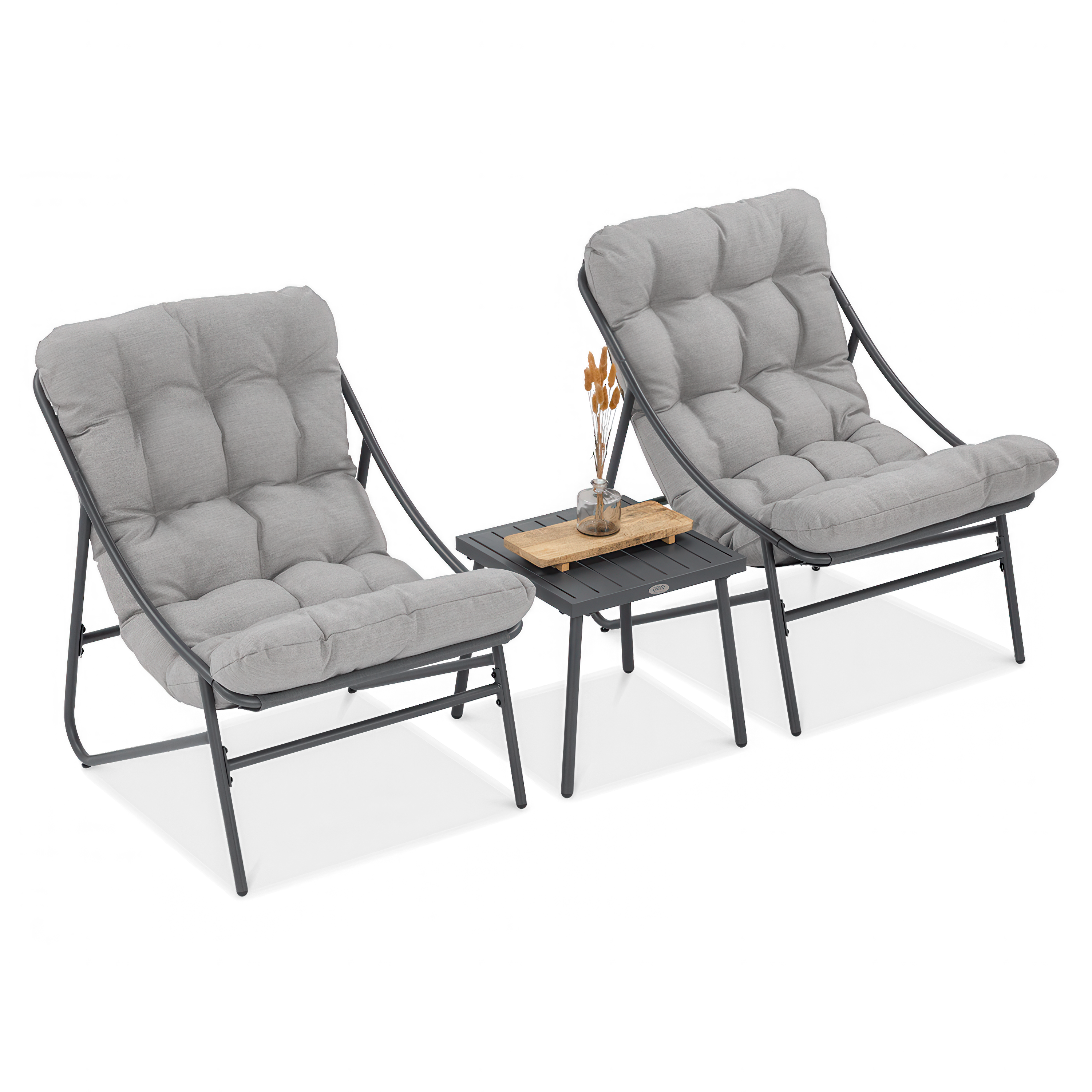 Komplet mebli ogrodowych Casper Light Grey