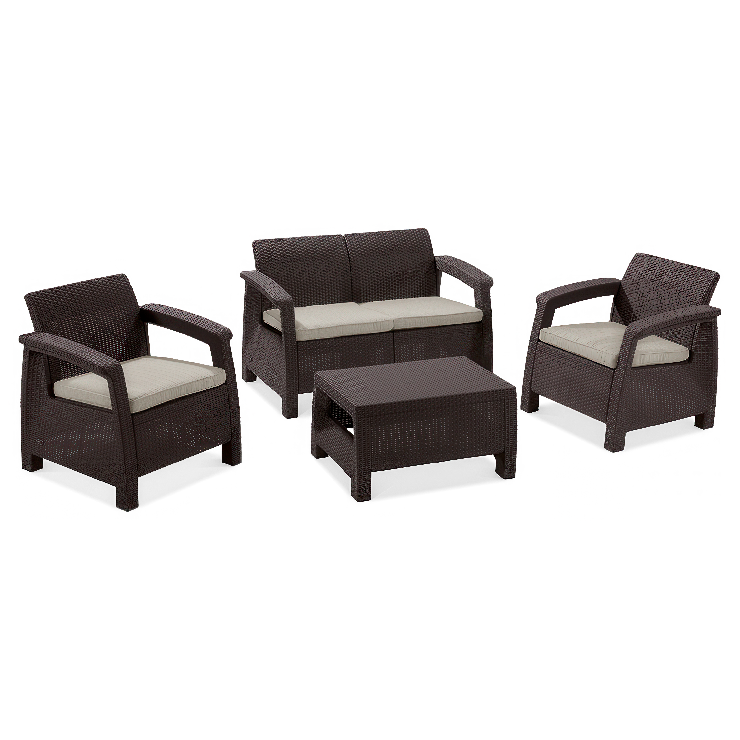 Zestaw ogrodowy CORFU SET Brown