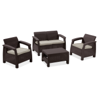 Zestaw ogrodowy CORFU SET Brown