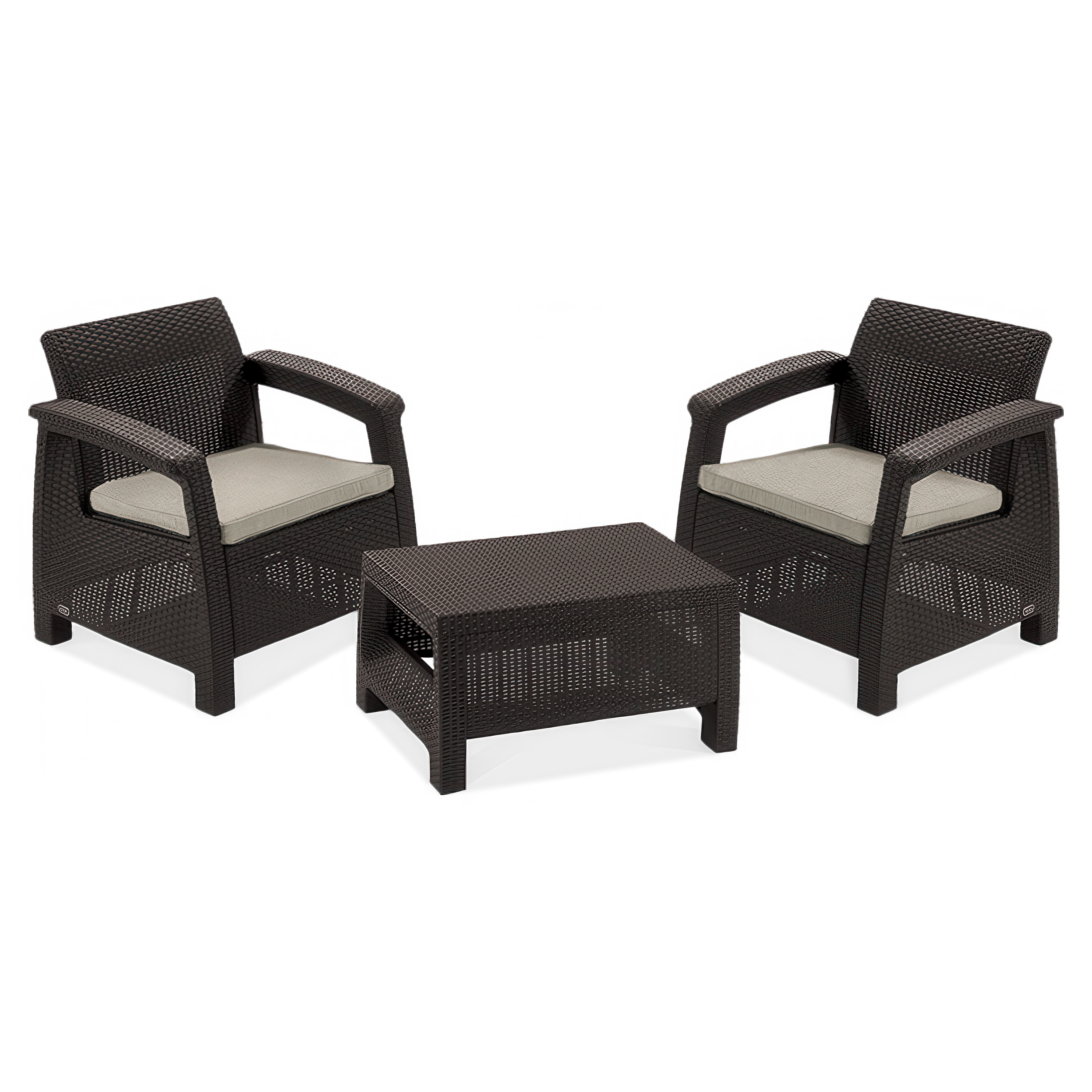 Komplet ogrodowy CORFU WEEKEND Brown