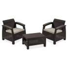 Komplet ogrodowy CORFU WEEKEND Brown