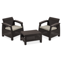 Komplet ogrodowy CORFU WEEKEND Brown