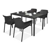 Komplet ogrodowy Nardi NET/CUBE 140 4+1 Antracite