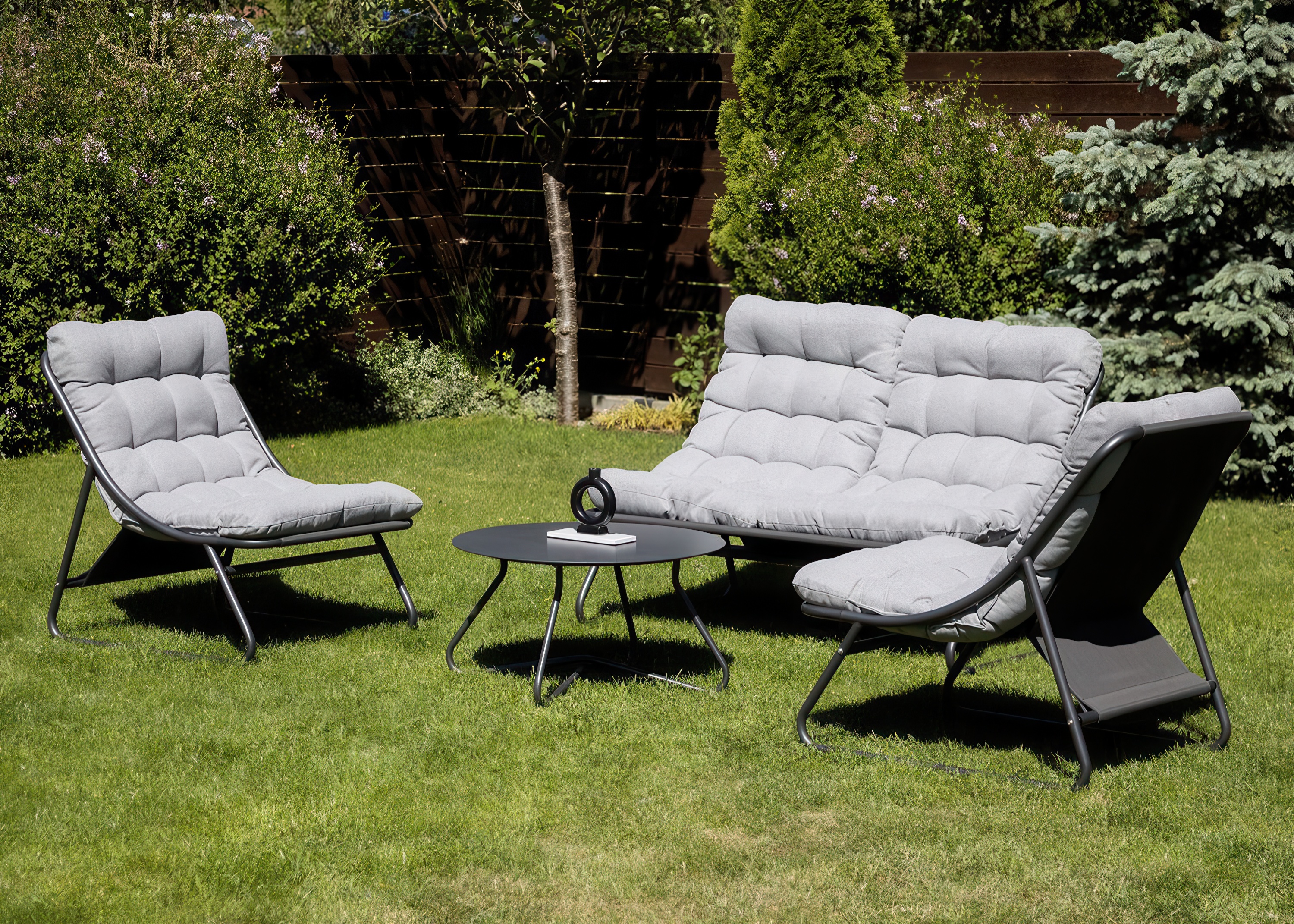 Zestaw ogrodowy VISTA CAFFE Light Grey - Focus Garden 