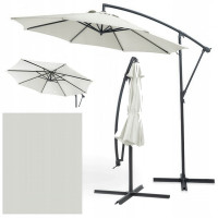 Parasol ogrodowy boczny SANTORINI 3m Beige - Focus Garden