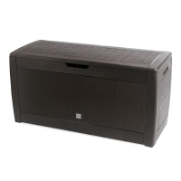 Skrzynia do ogrodu Boxe Rato 310L umbra 119x48x60cm - PROSPERPLAST