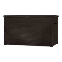 Schowek ogrodowy Keter JAVA BOX 850L Brown