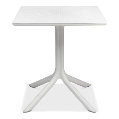 biały stół do ogrodu