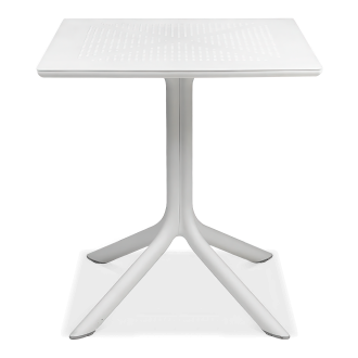 biały stół do ogrodu