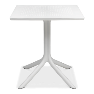 biały stół do ogrodu