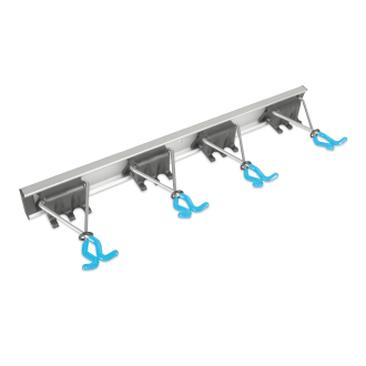 wieszak na narzędzia ogrodowe z czterema haczykami