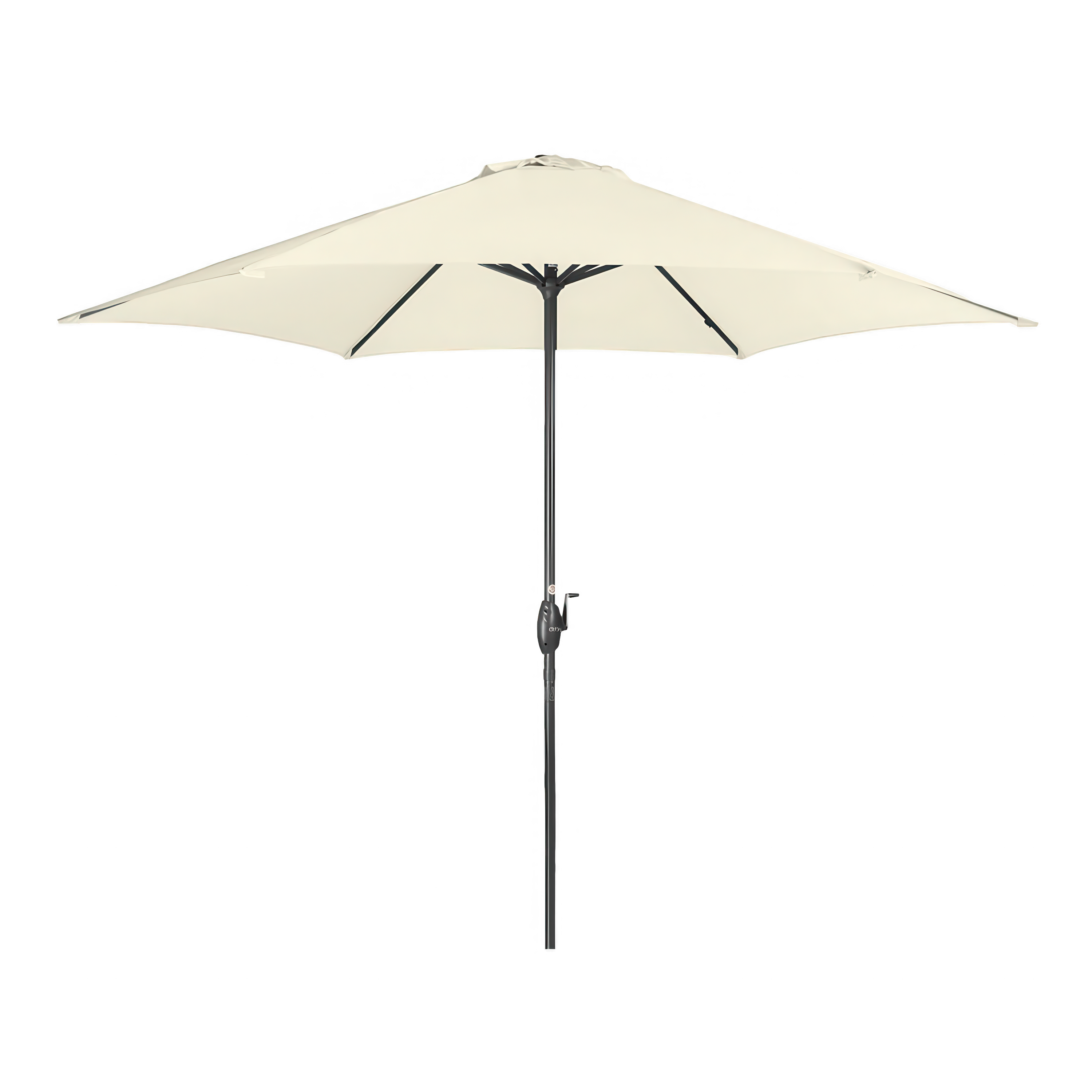 rozłożony parasol w kolorze beżowym od Doppler