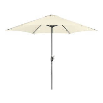 rozłożony parasol w kolorze beżowym od Doppler