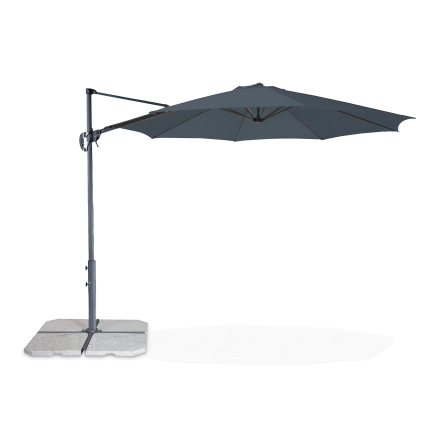 Parasol ogrodowy w kolorze antracytowym