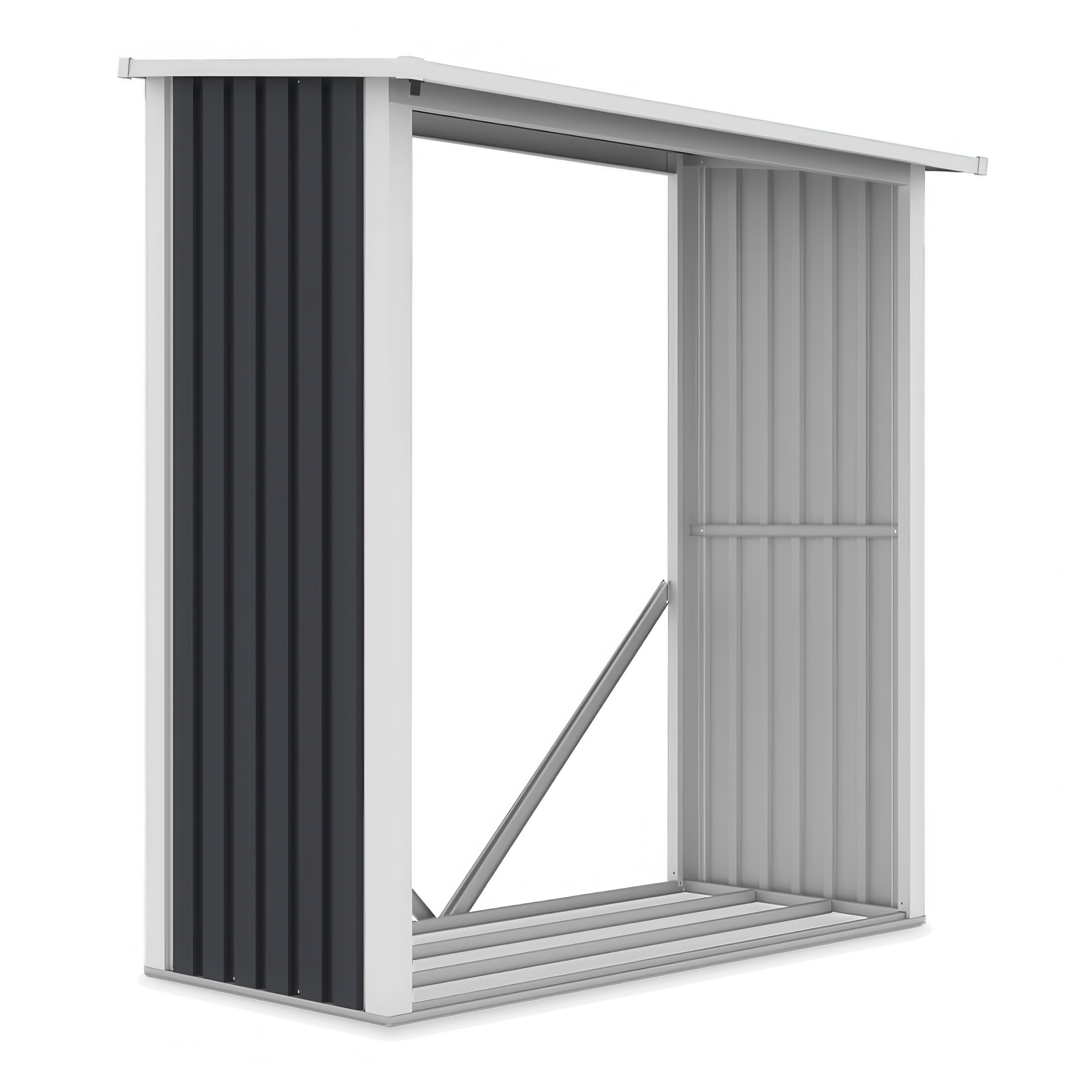 Drewutnia ogrodowa DENVER 182x89cm Cold Grey - Hardmaister