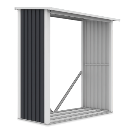 Drewutnia ogrodowa DENVER 182x89cm Cold Grey - Hardmaister