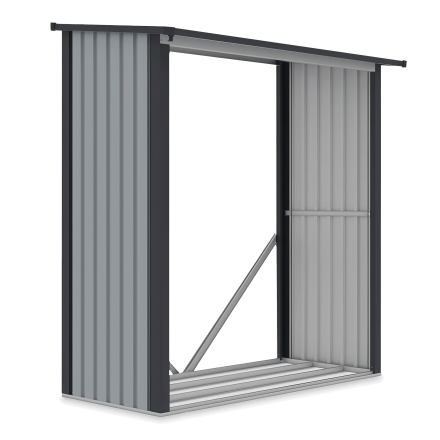 Drewutnia ogrodowa DENVER 182x89cm Light Grey - Hardmaister