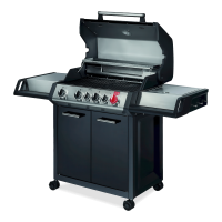 Grill gazowy Monroe Black PRO 4 IK Turbo z palnikiem rożna - ENDERS