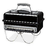 przenośny grill węglowy w kolorze czarnym