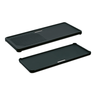 czarne patelnie, płyty żeliwne do grilla