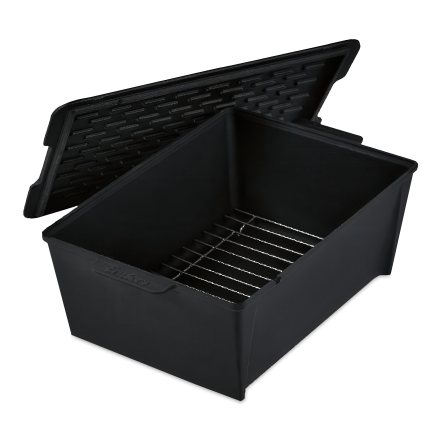 brytfanna grillowa w kolorze czarnym