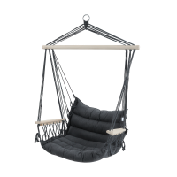 Fotel wiszący ogrodowy BARBADOS Dark Grey - Focus Garden