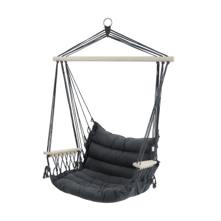 Fotel wiszący ogrodowy BARBADOS Dark Grey - Focus Garden