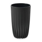 Wysoka donica ogrodowa MIRA ECO recycled 30cm czarna - LAMELA
