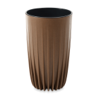 Wysoka donica ogrodowa MIRA ECO wood 30cm natural - LAMELA