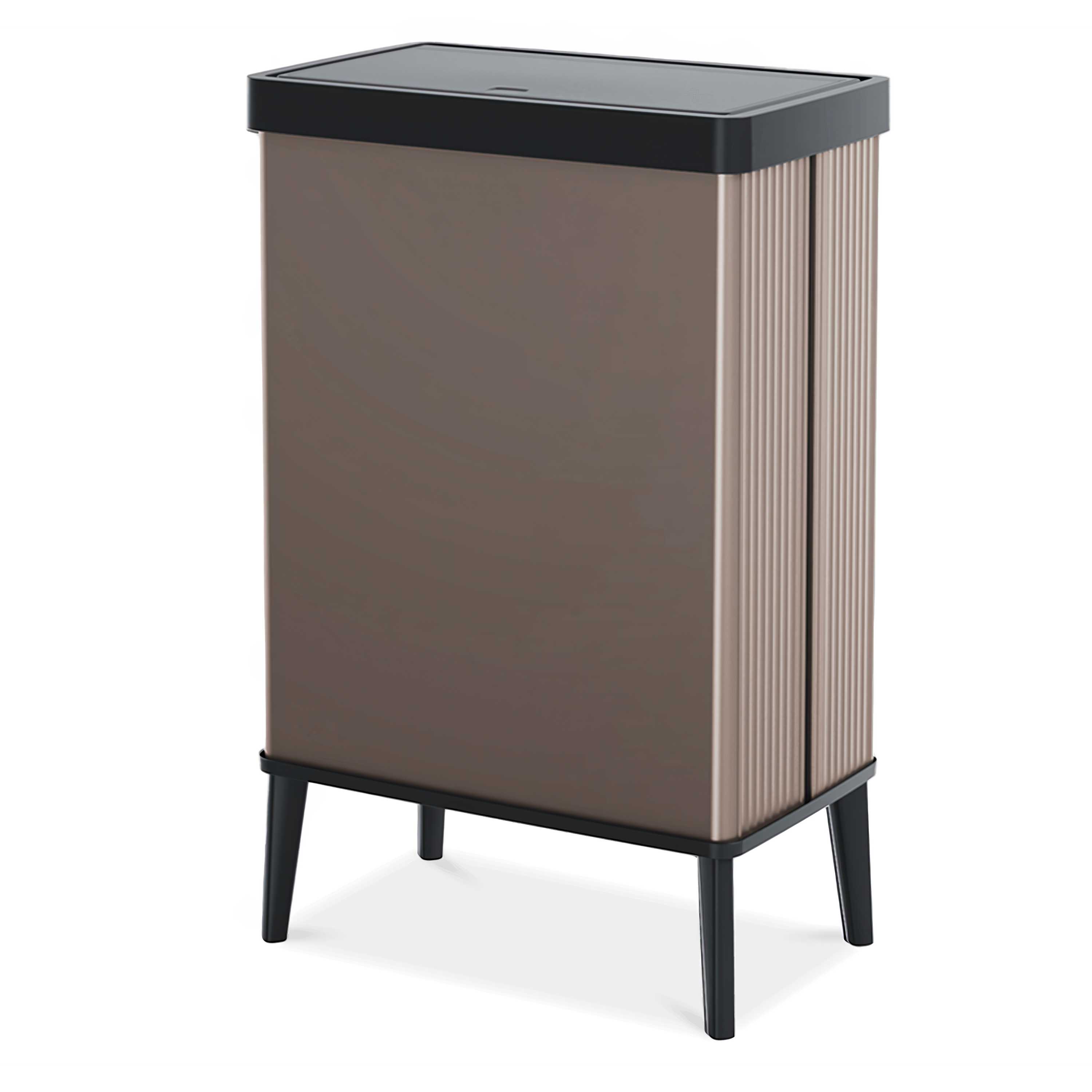 Kosz na śmieci wysoki VERTO 54L perłowy różowy - Curver