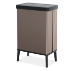 Kosz na śmieci wysoki VERTO 54L perłowy różowy - Curver