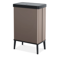 Kosz na śmieci wysoki VERTO 54L perłowy różowy - Curver