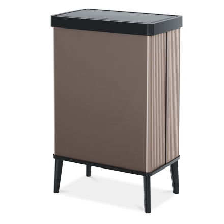 Kosz na śmieci wysoki VERTO 54L perłowy różowy - Curver