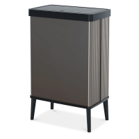 Kosz na śmieci wysoki VERTO 54L perłowy szary - Curver